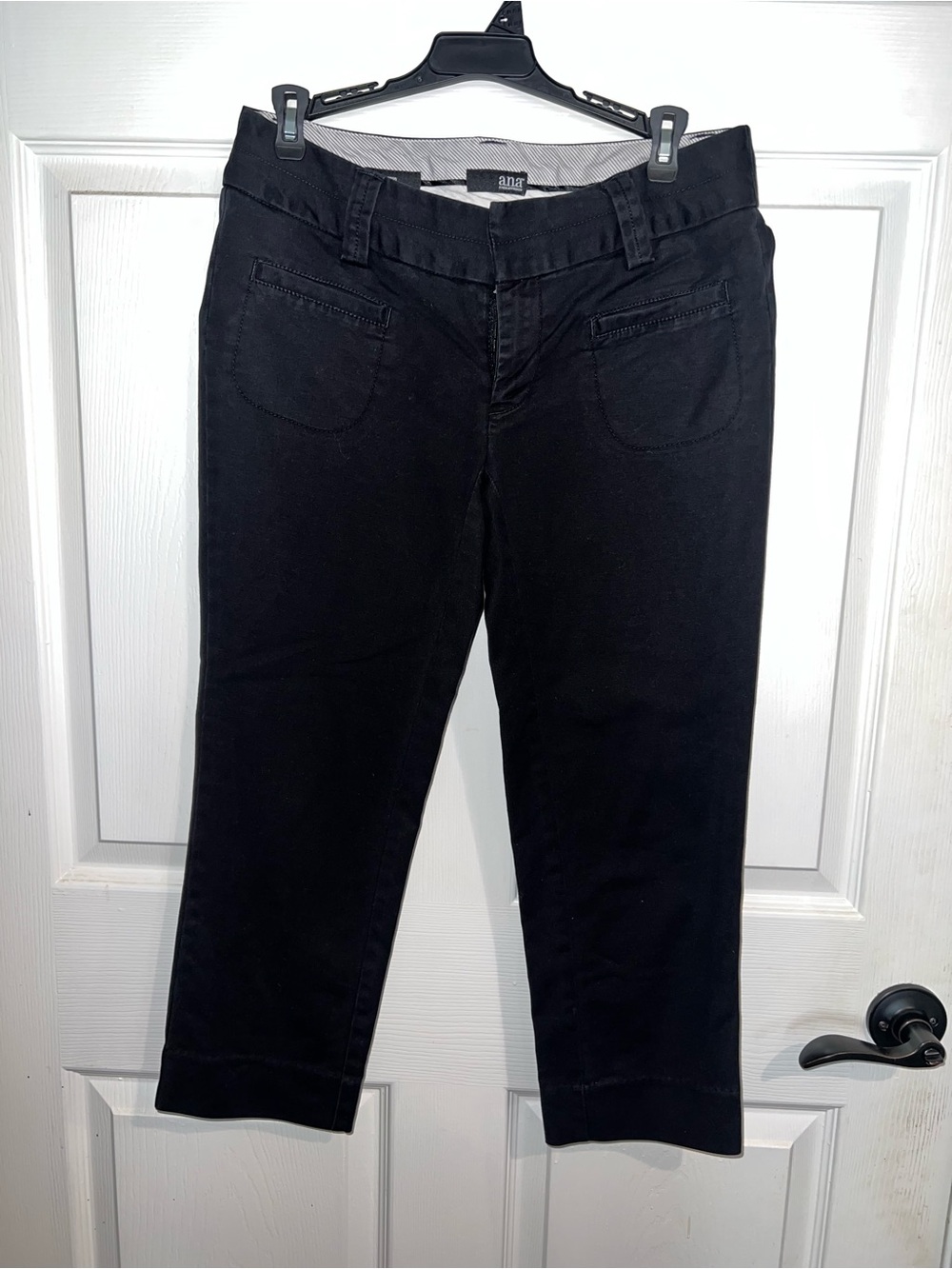 a.n.a Black Cropped Ankle Pants